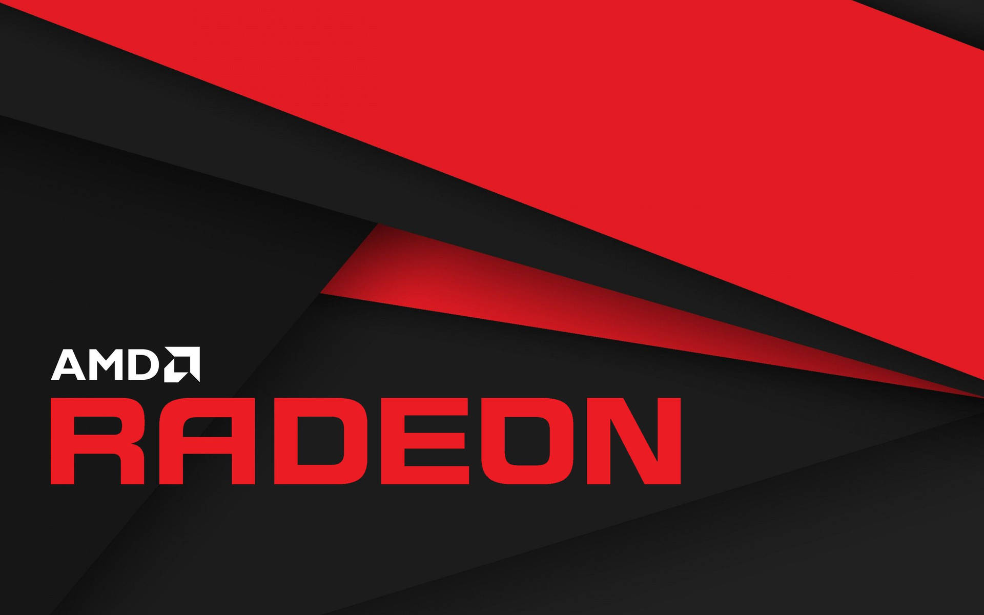 Caption: Sleek Amd Radeon Logo Background