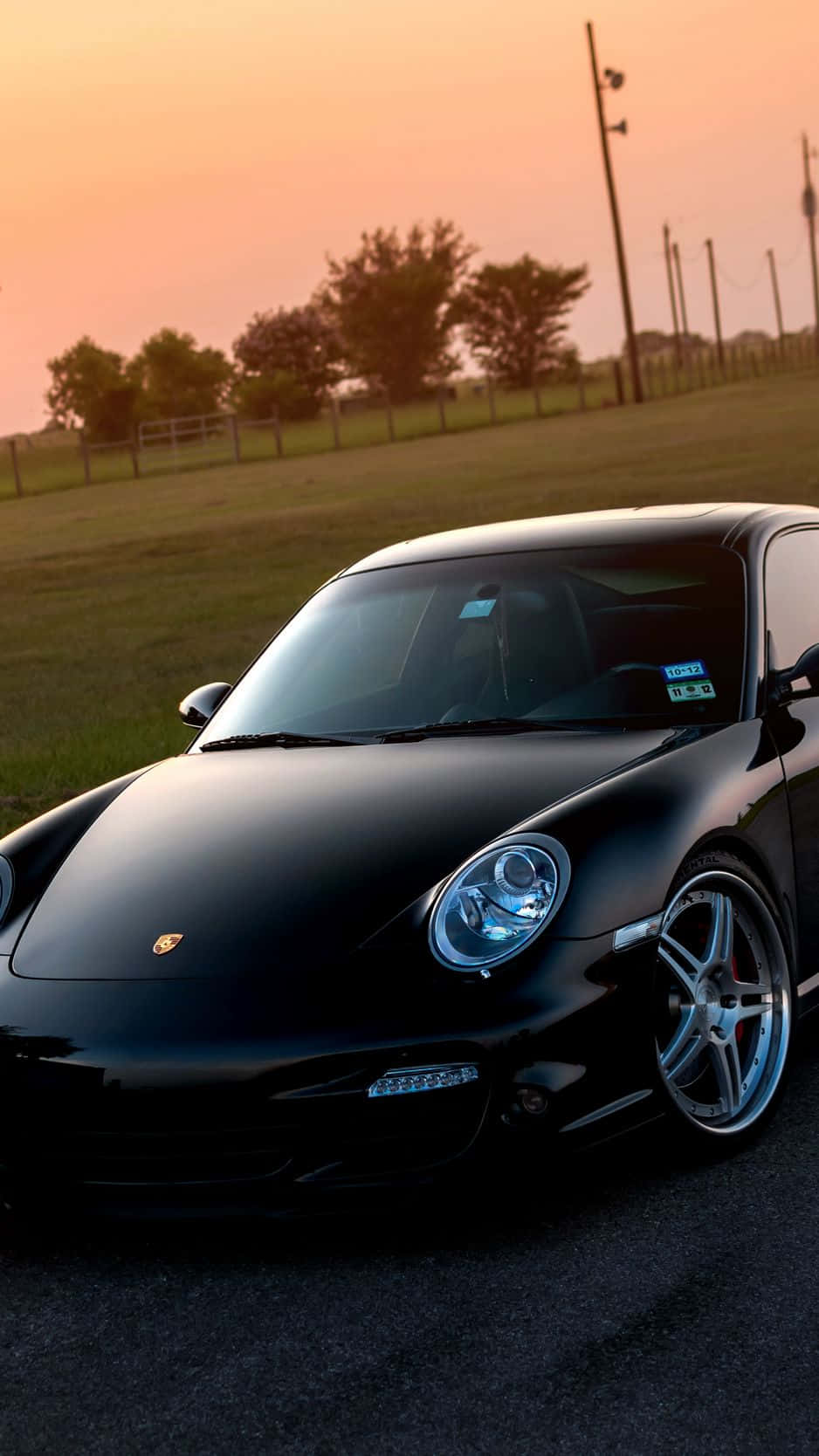 Caption: Sleek Porsche Iphone Wallpaper Background