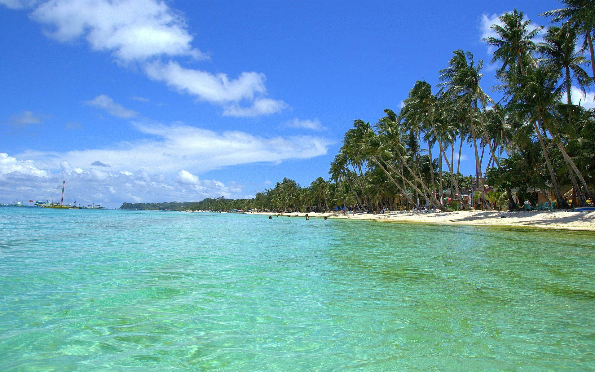 Caption: Spectacular Fiji Islands Of The Philippines Background