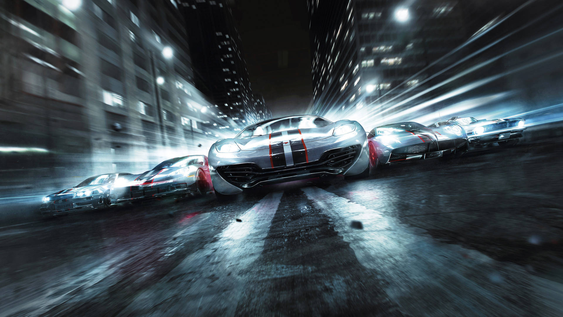 Caption: Speed Unleashed In Grid 2 Background