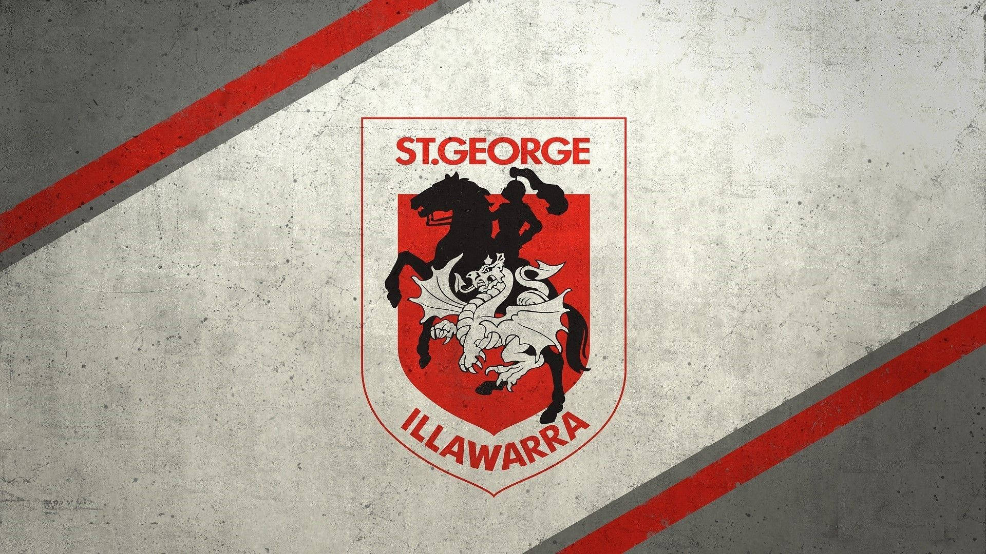 Caption: St George Illawarra Dragons In Action Background