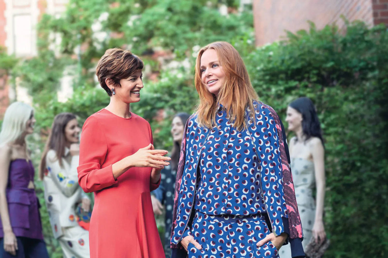 Caption: Stella Mccartney Blue Coordinated Suit In High Fashion