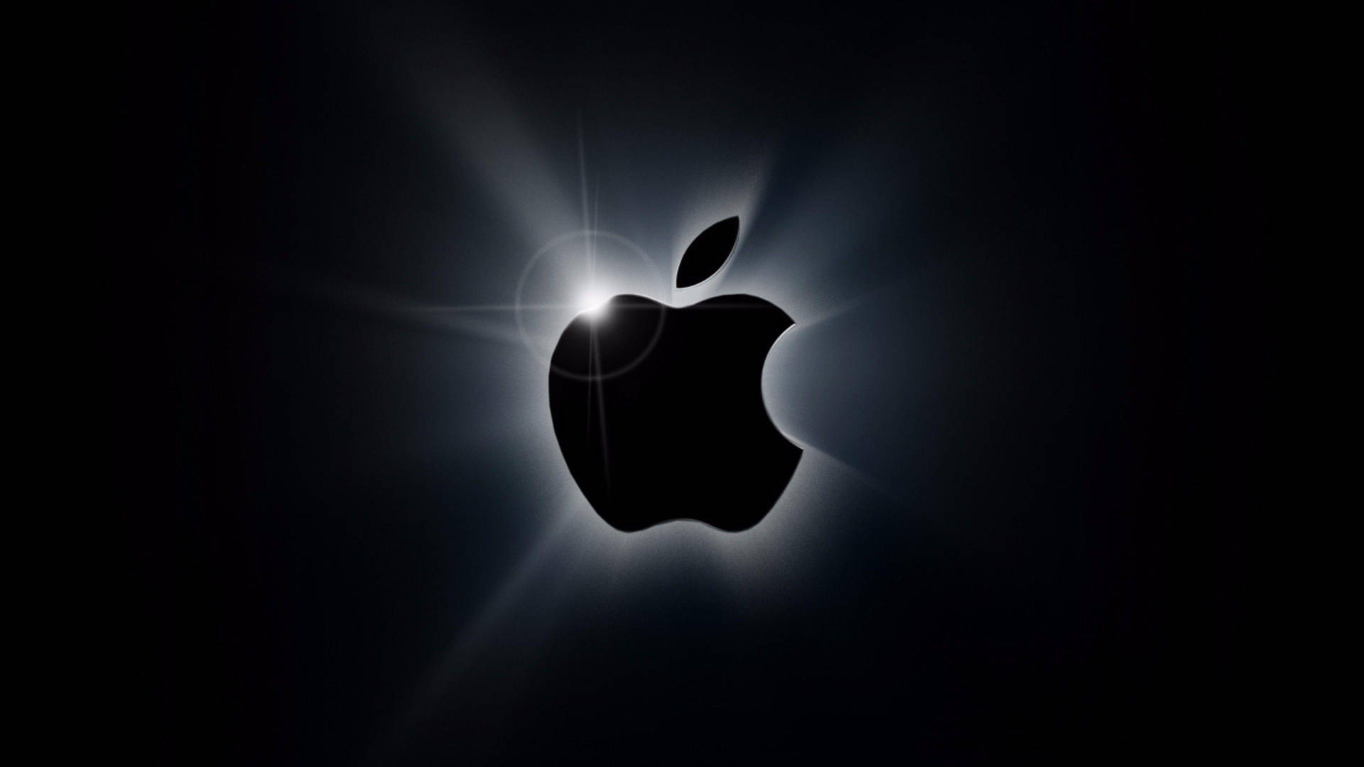 Caption: Stunning Backlit Apple Logo In 4k Background
