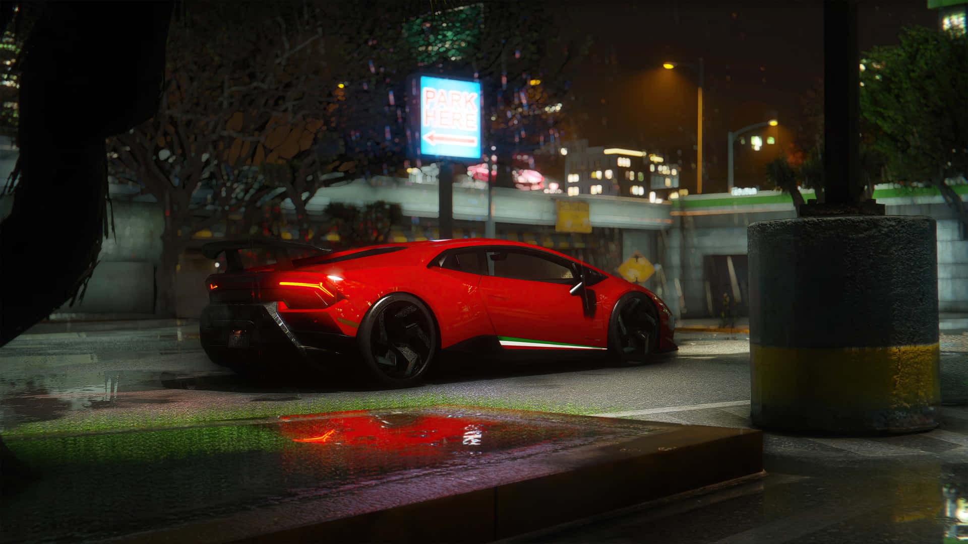 Caption: Stunning Visuals In Gta 5 In 4k Resolution Background