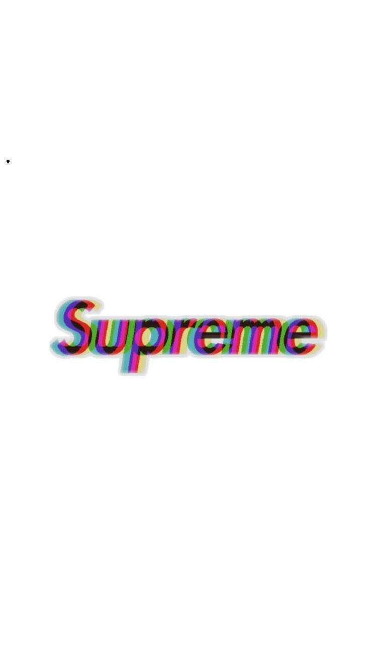 Caption: Supreme Aesthetic Of Simplicity Background