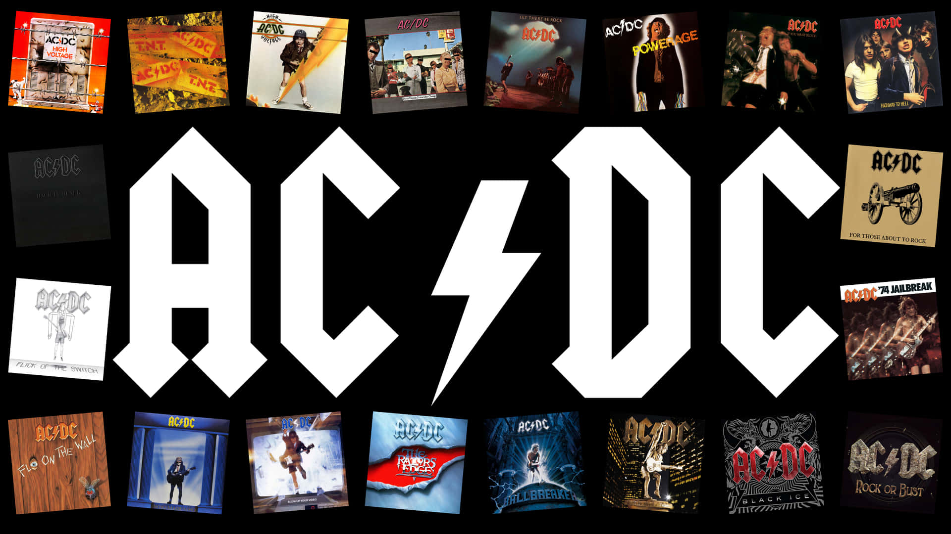 Caption: The Legends Of Rock - Ac/dc On Tour Background