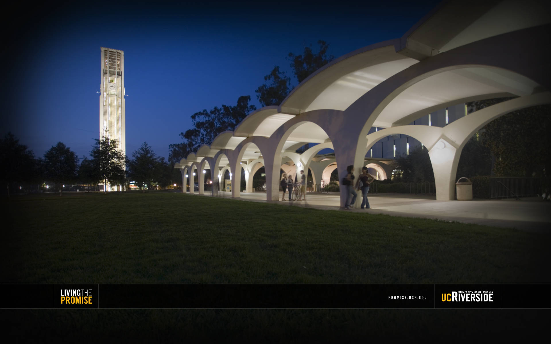 Caption: The Majestic Tomas Rivera Library At Ucr Background