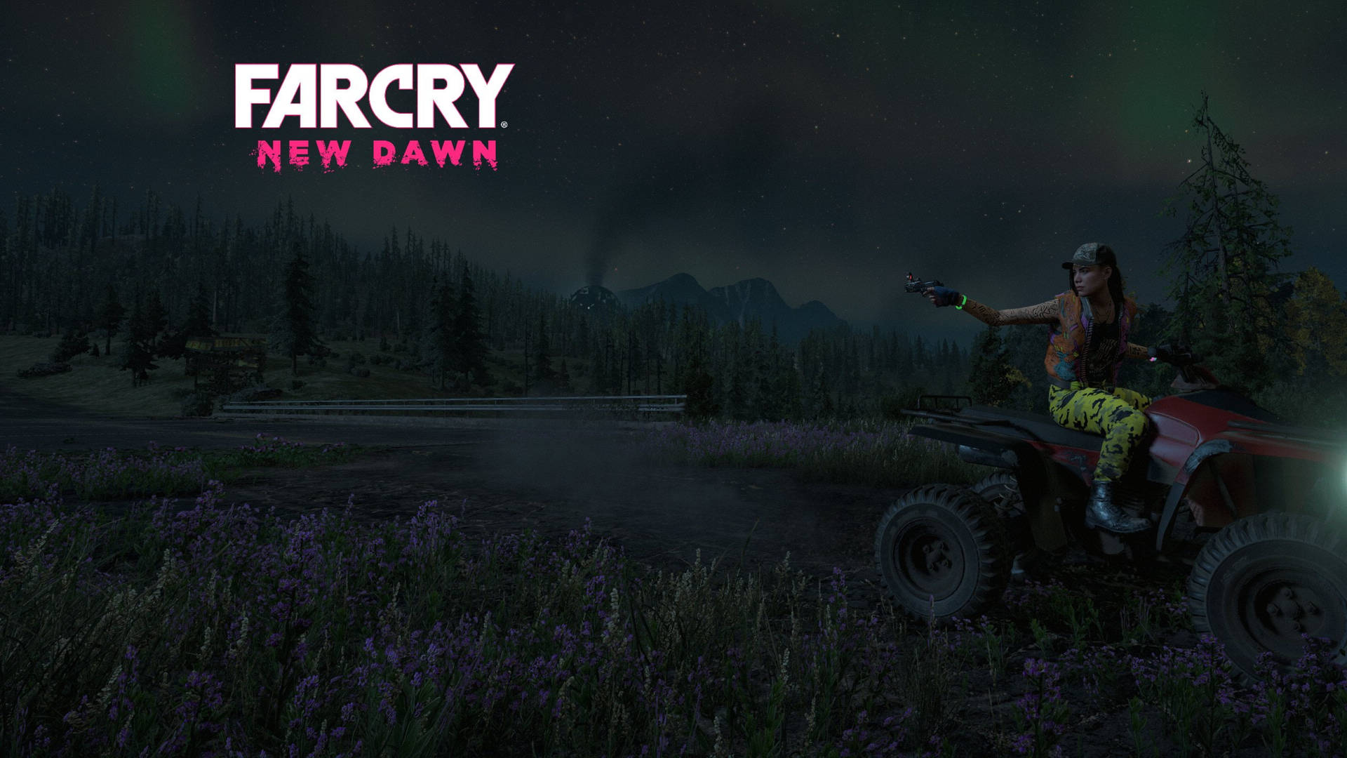 Caption: Thrilling Quad Bike Adventure In Far Cry New Dawn Background