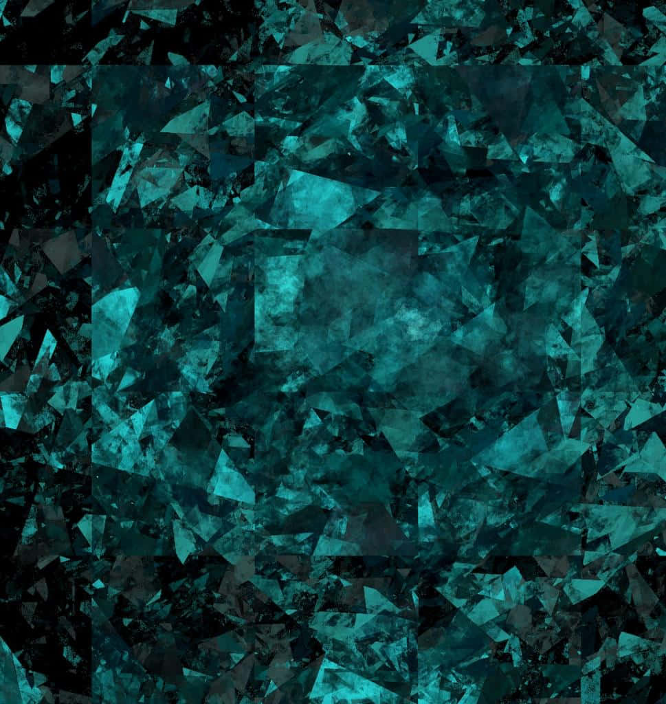 Caption: Tranquil Vibrations: A Fusion Of Black And Teal Background