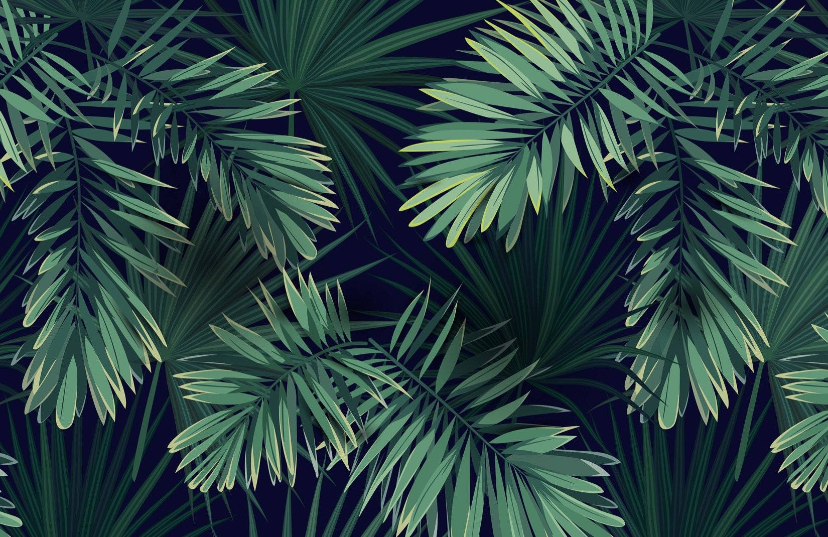 Caption: Tropical Elegance - Veins Of A Palm Leaf Background