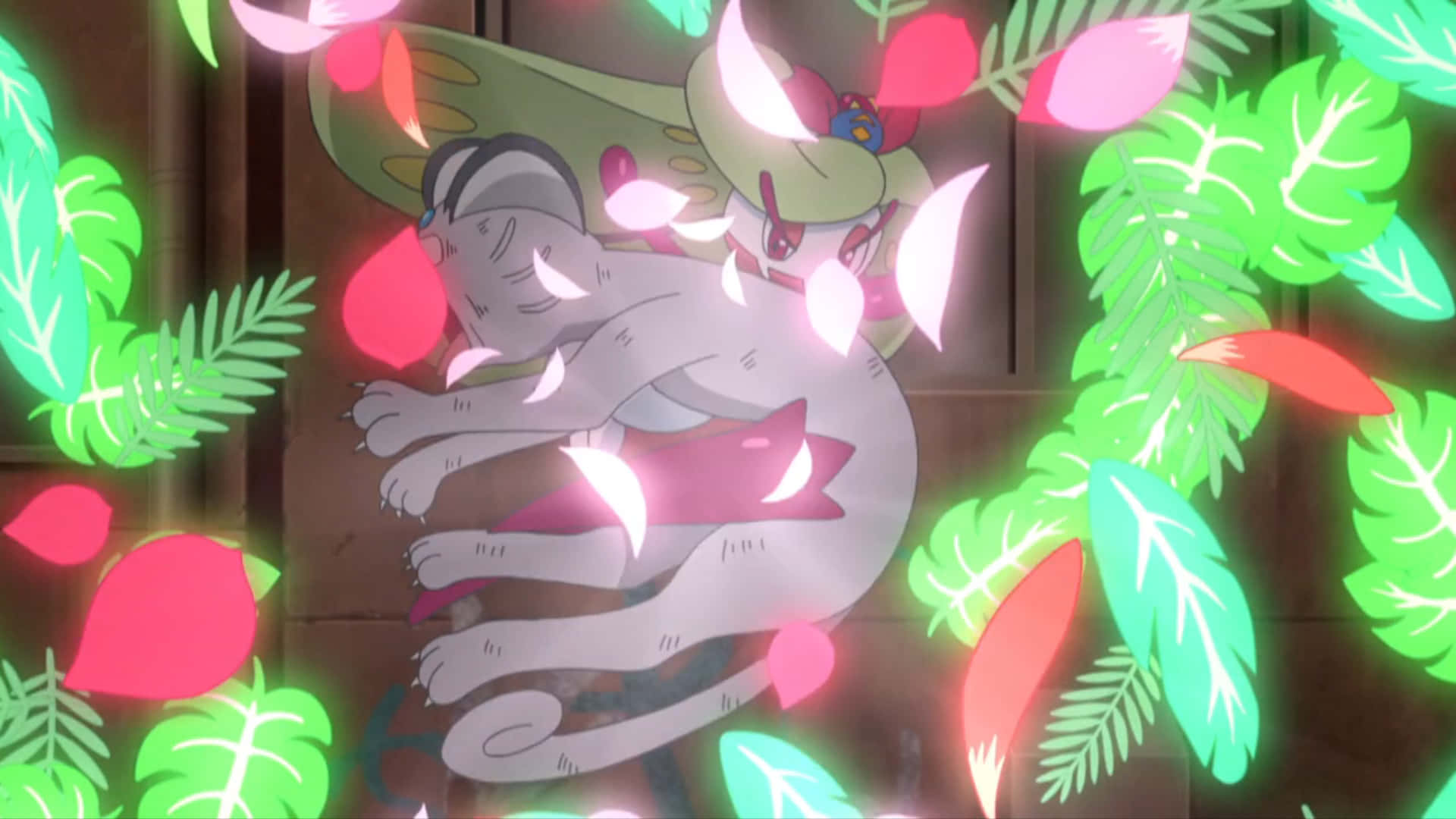 Caption: Tsareena In Charge - Pokemon's Fierce Female Leader Background