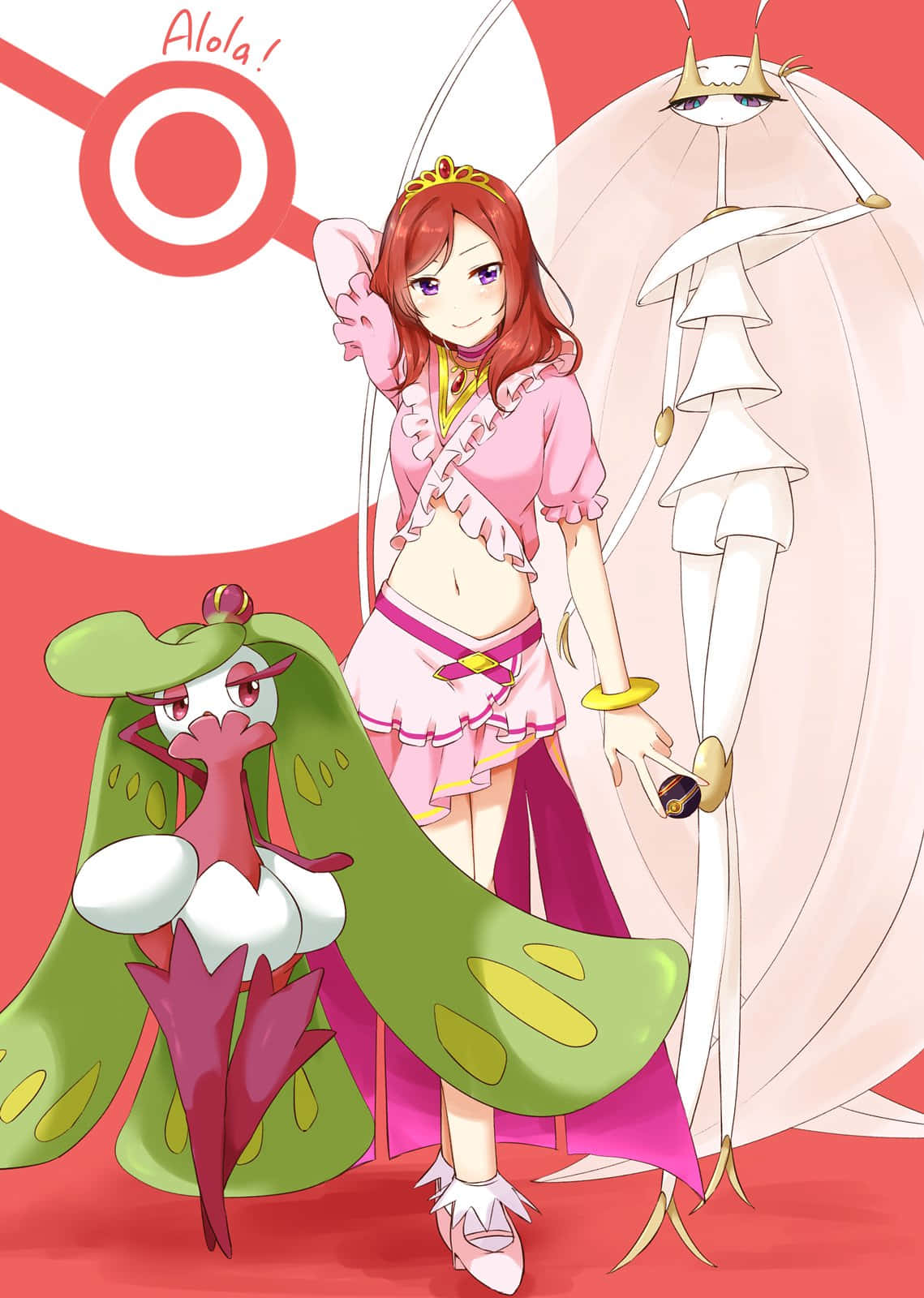 Caption: Tsareena, The Fruit Pokémon In Battle Action