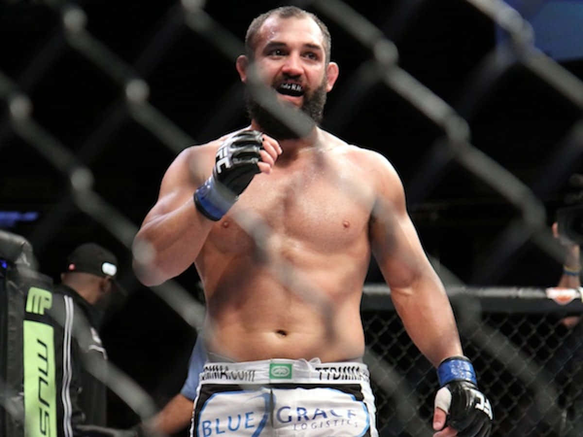 Caption: Ufc Fighter Johny Hendricks Showcasing His Spirit During A Fight