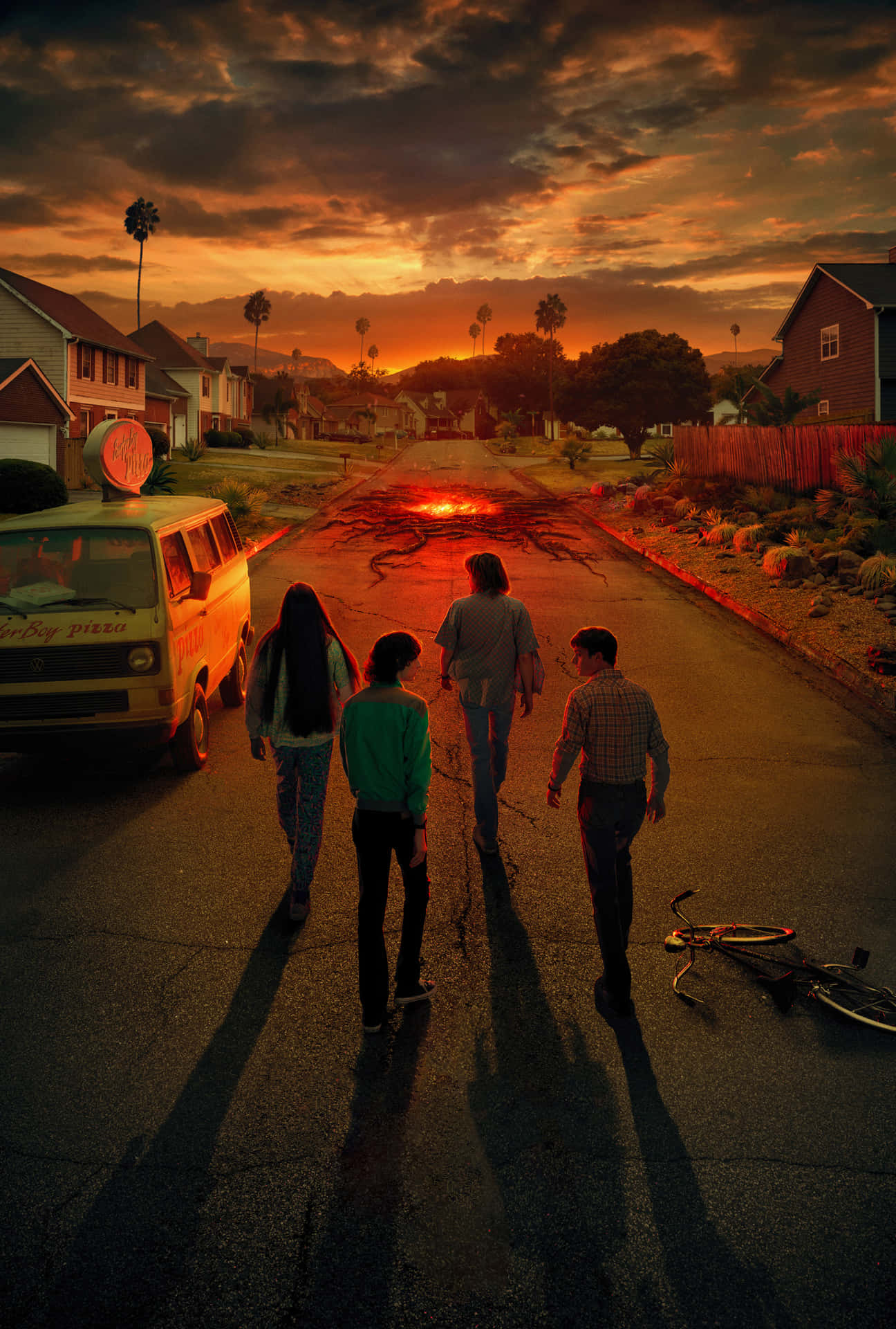 Caption: Unravel The Mystery - Stranger Things Profile Picture Background