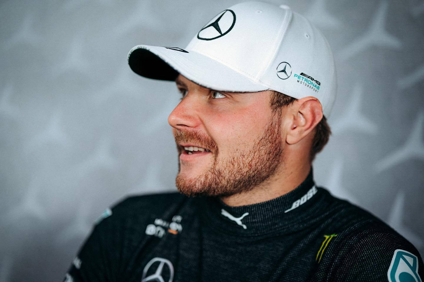 Caption: Valtteri Bottas – The Finnish Phenom Of F1 Racing Background