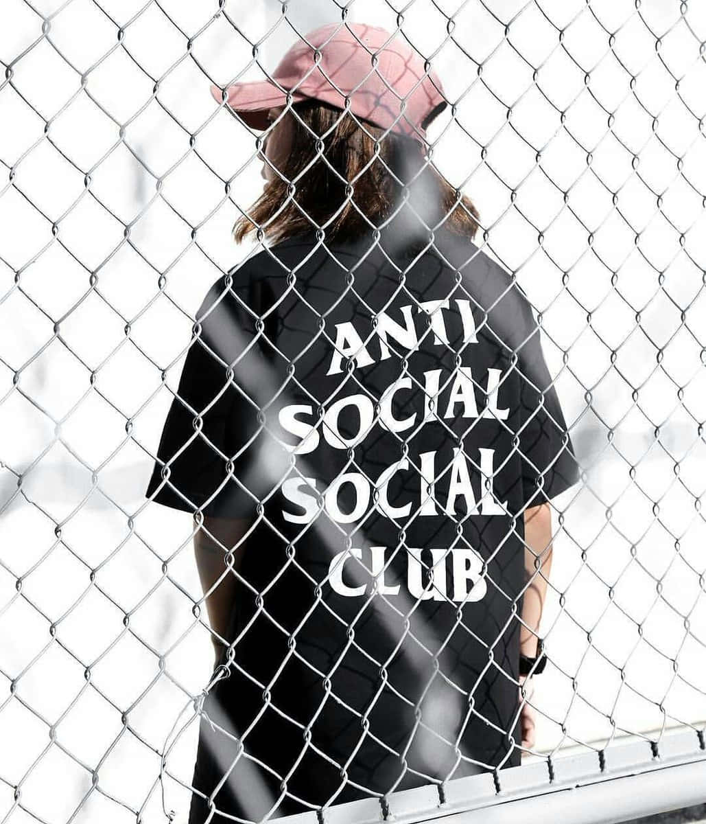 Caption: Vibrant Anti Social Club Iphone Wallpaper Background