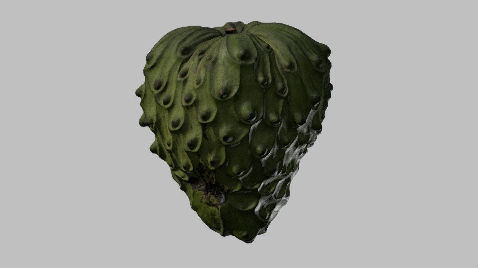 Caption: Vibrant Cherimoya Illustration Background