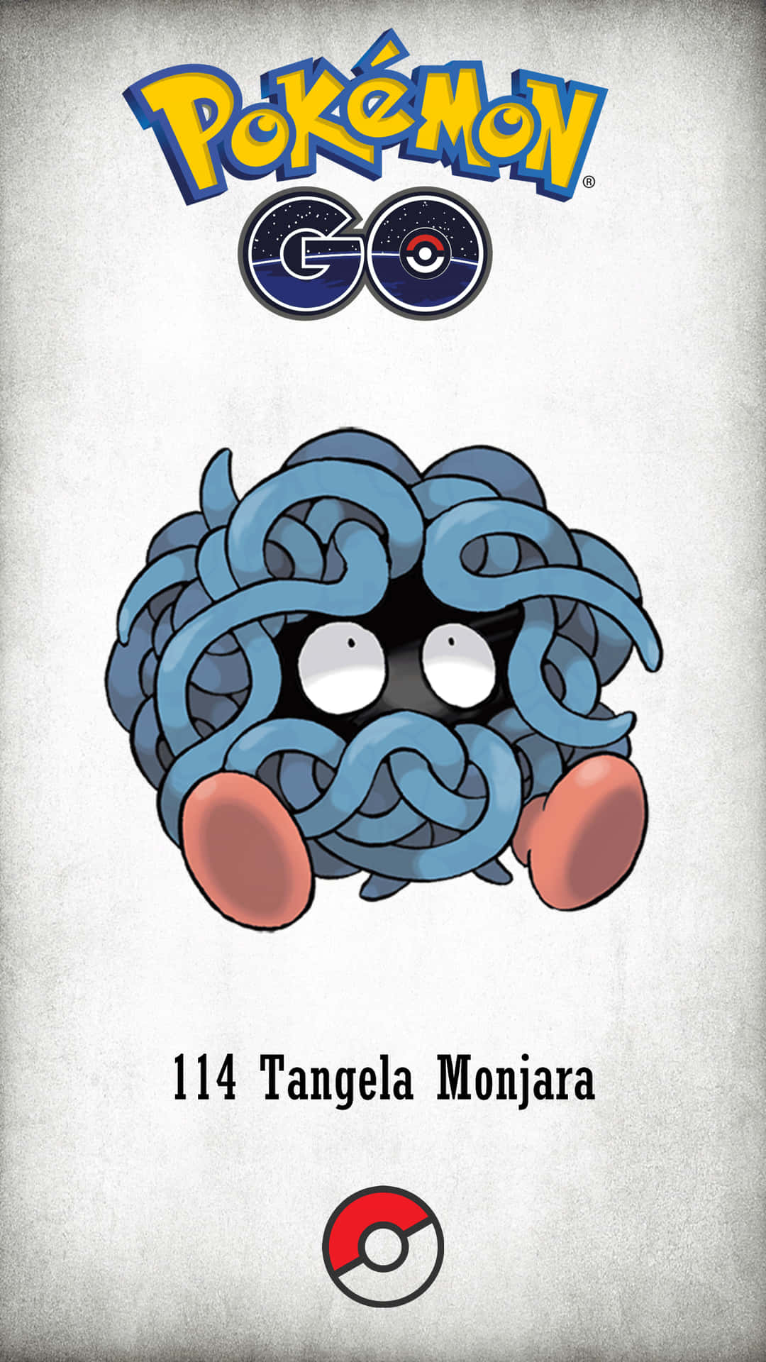 Caption: Vibrant Illustration Of Tangela – A Pokemon Go Favorite