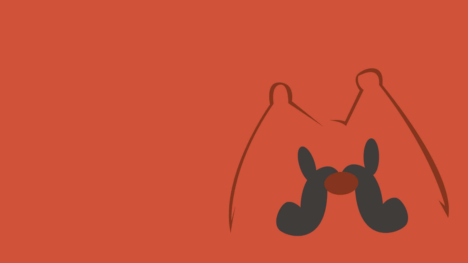 Caption: Vibrant Minimalistic Illustration Of Kricketune Pokemon Background