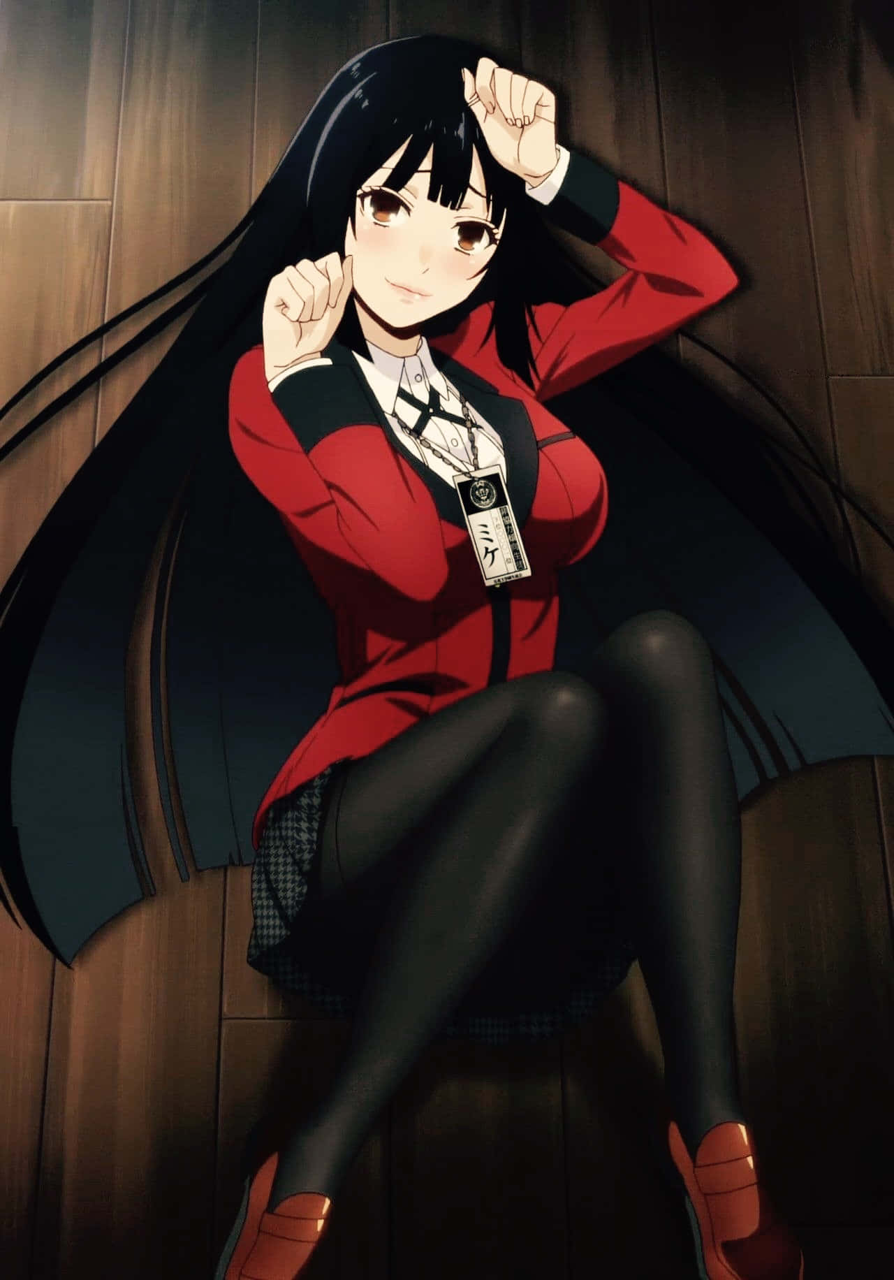 Caption: Yumeko Jabami - The Ultimate Gambler Background