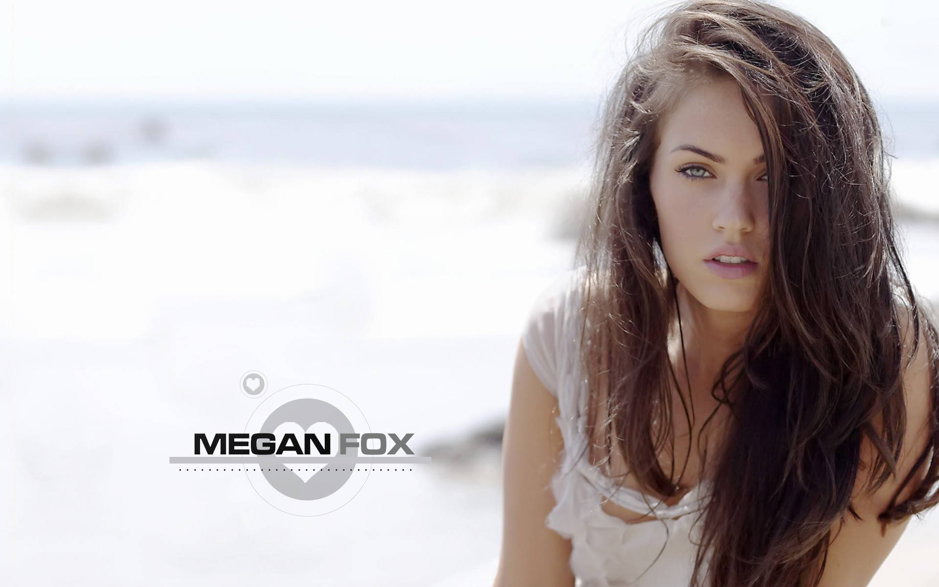 Captioned Megan Fox Hd Background