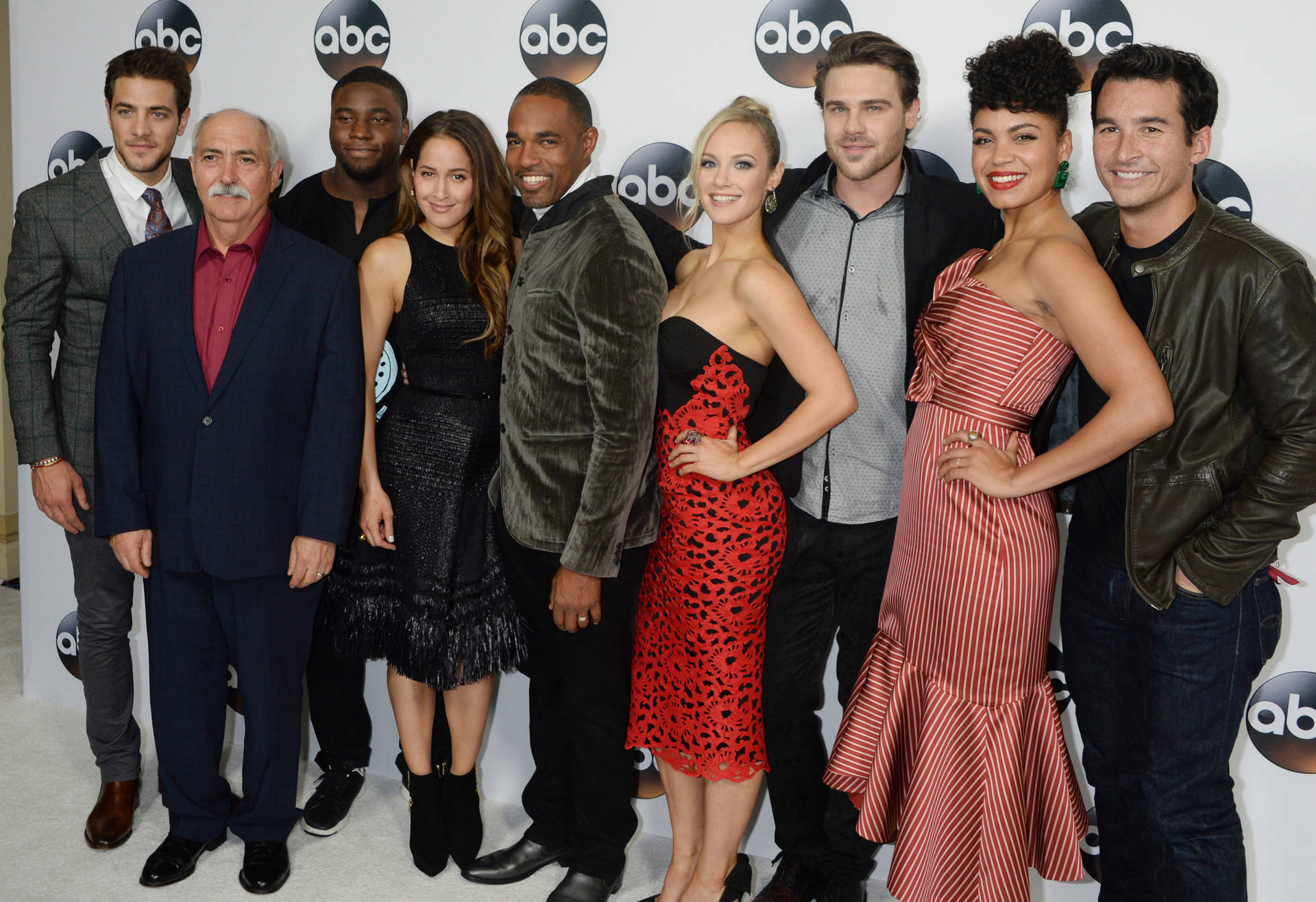 Captivated Cast Of Abc's Station 19: A Moment From The Premiere. Background