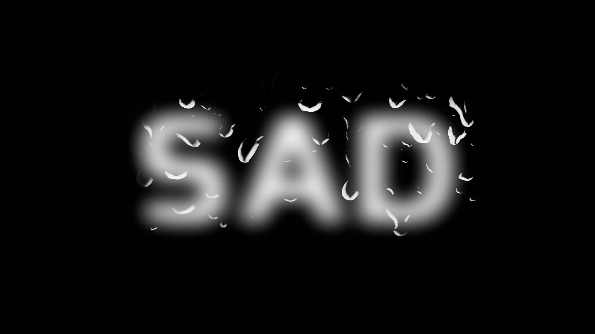 Captivating 4k Sad Typography Image Background