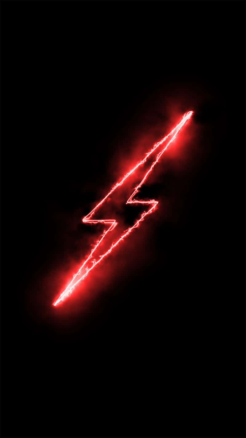 Captivating And Stunning Red Lightning Background