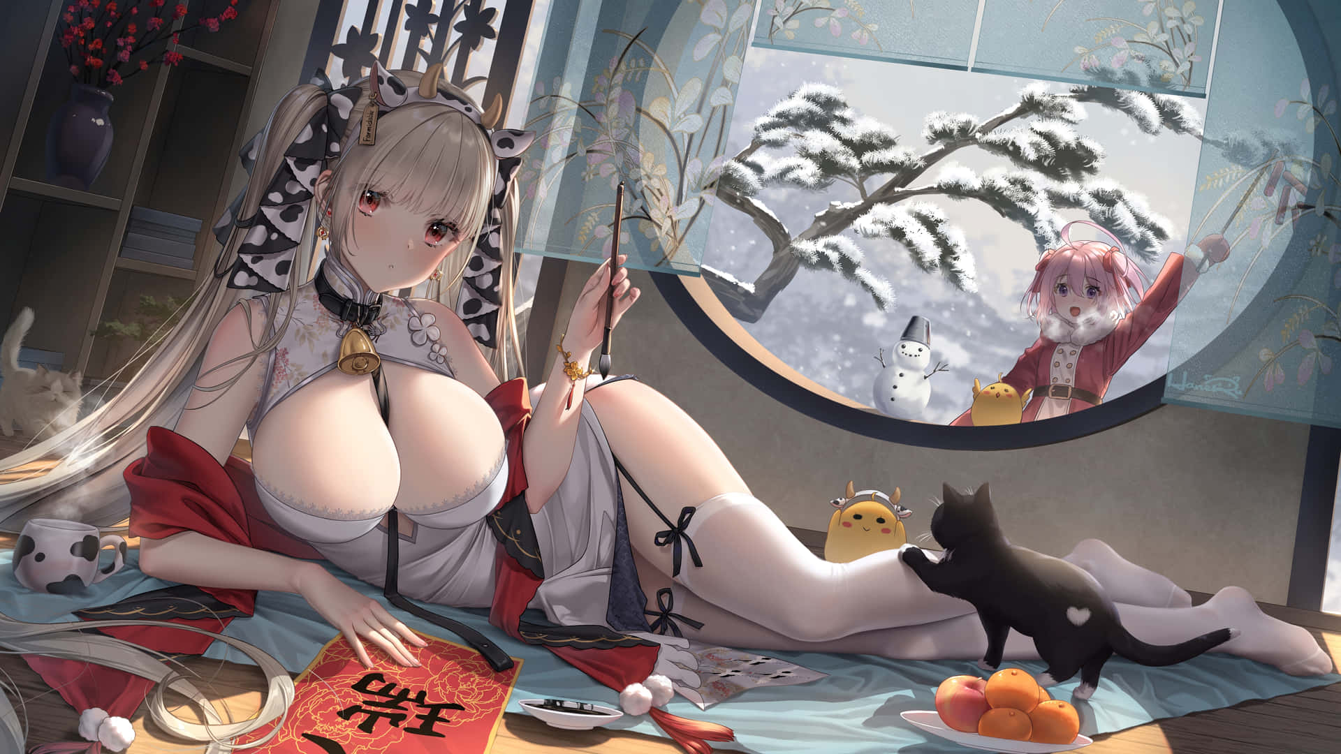 Captivating Anime Character Background