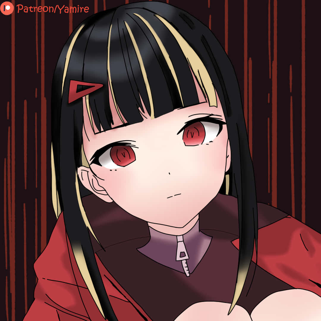 Captivating Anime Girl: A Vision In Blue