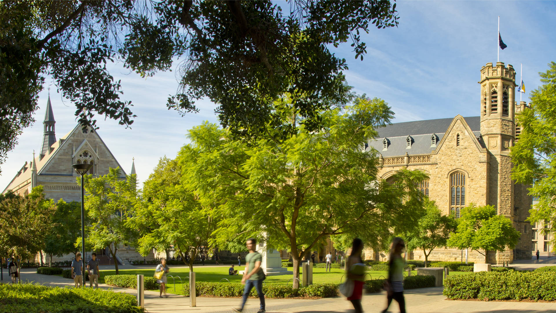 Captivating Architecture Of The University Of Adelaide Background