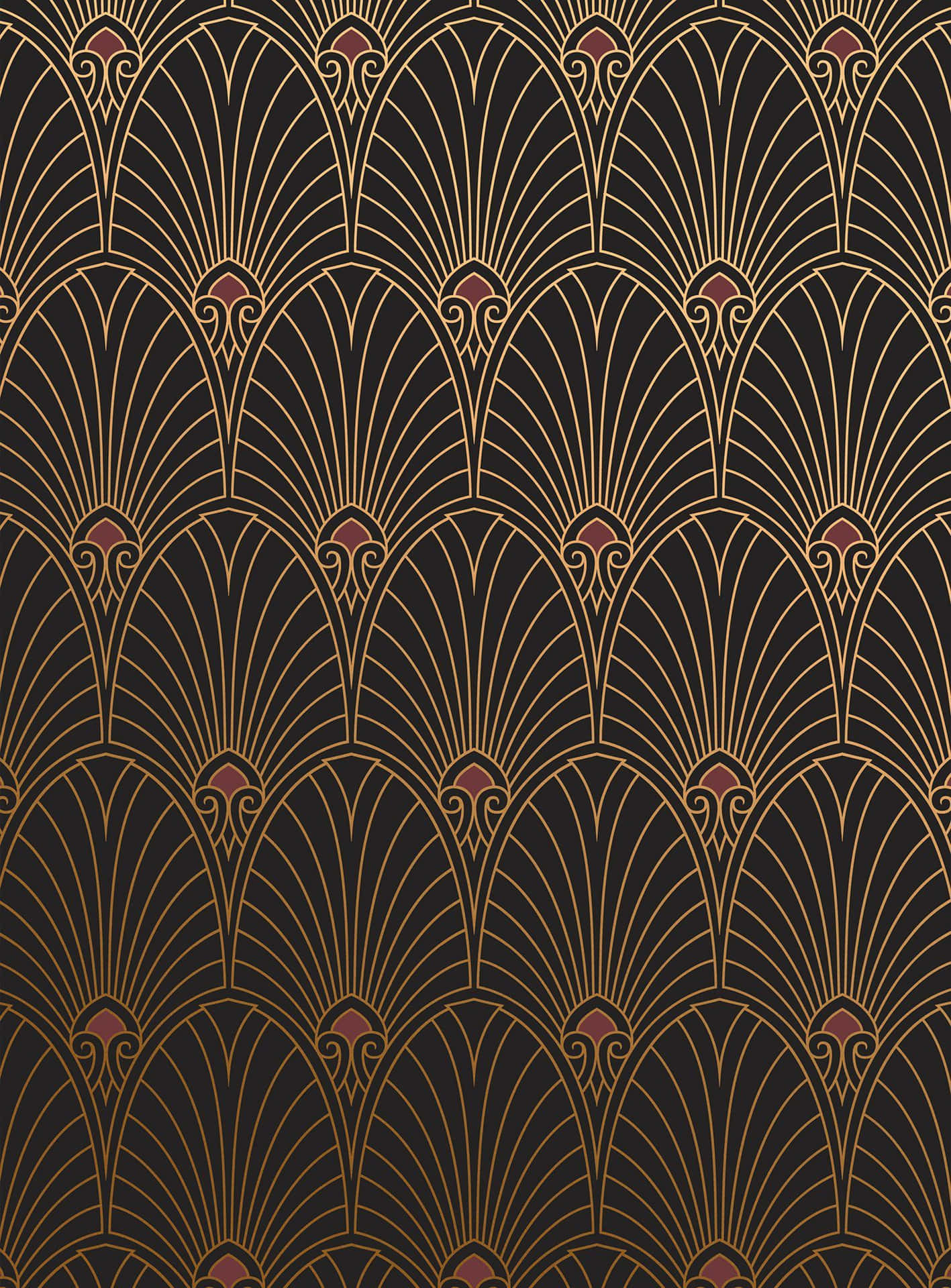 Captivating Art Nouveau Painting Background
