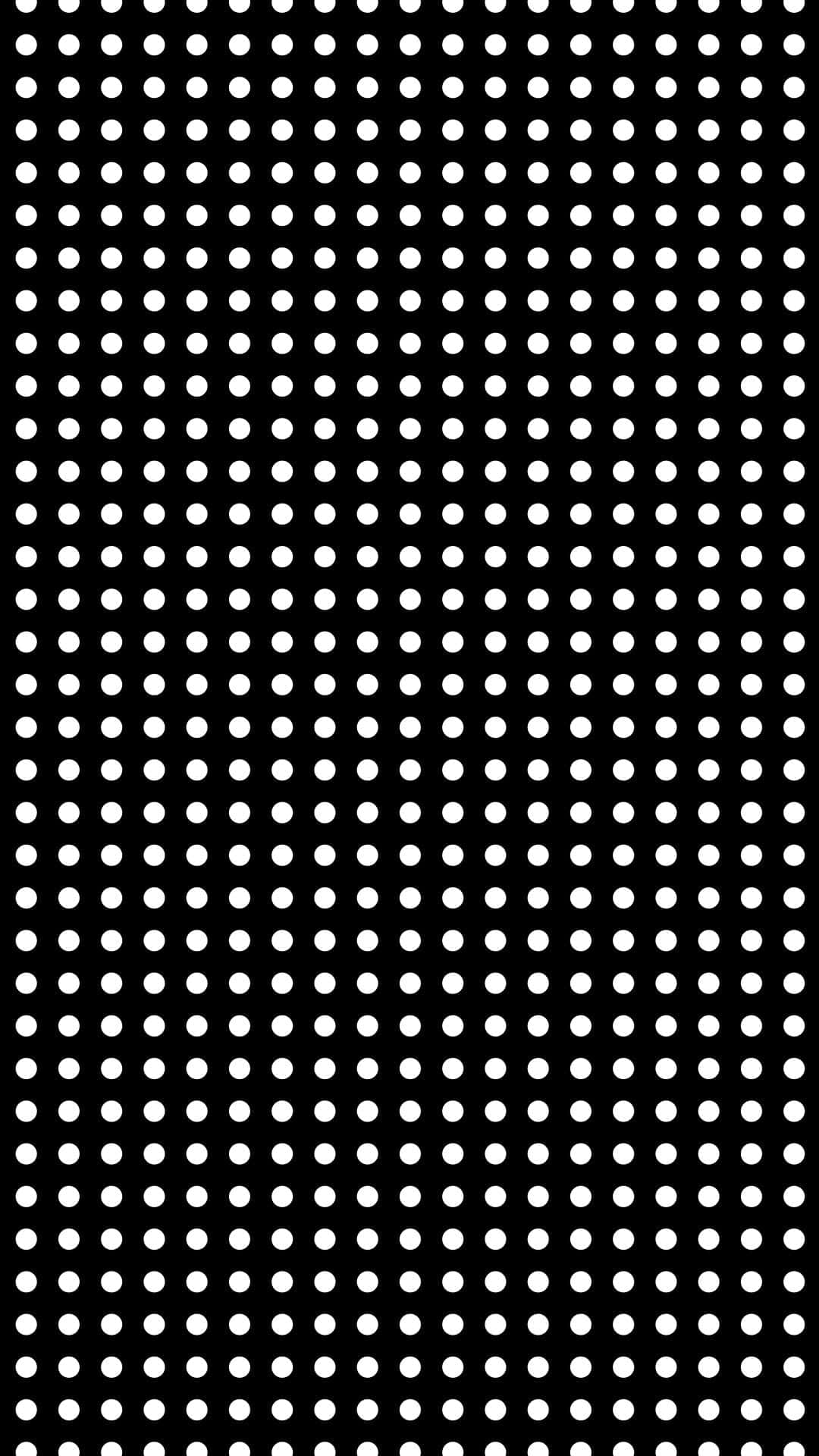 Captivating Black And White Dots Pattern Background