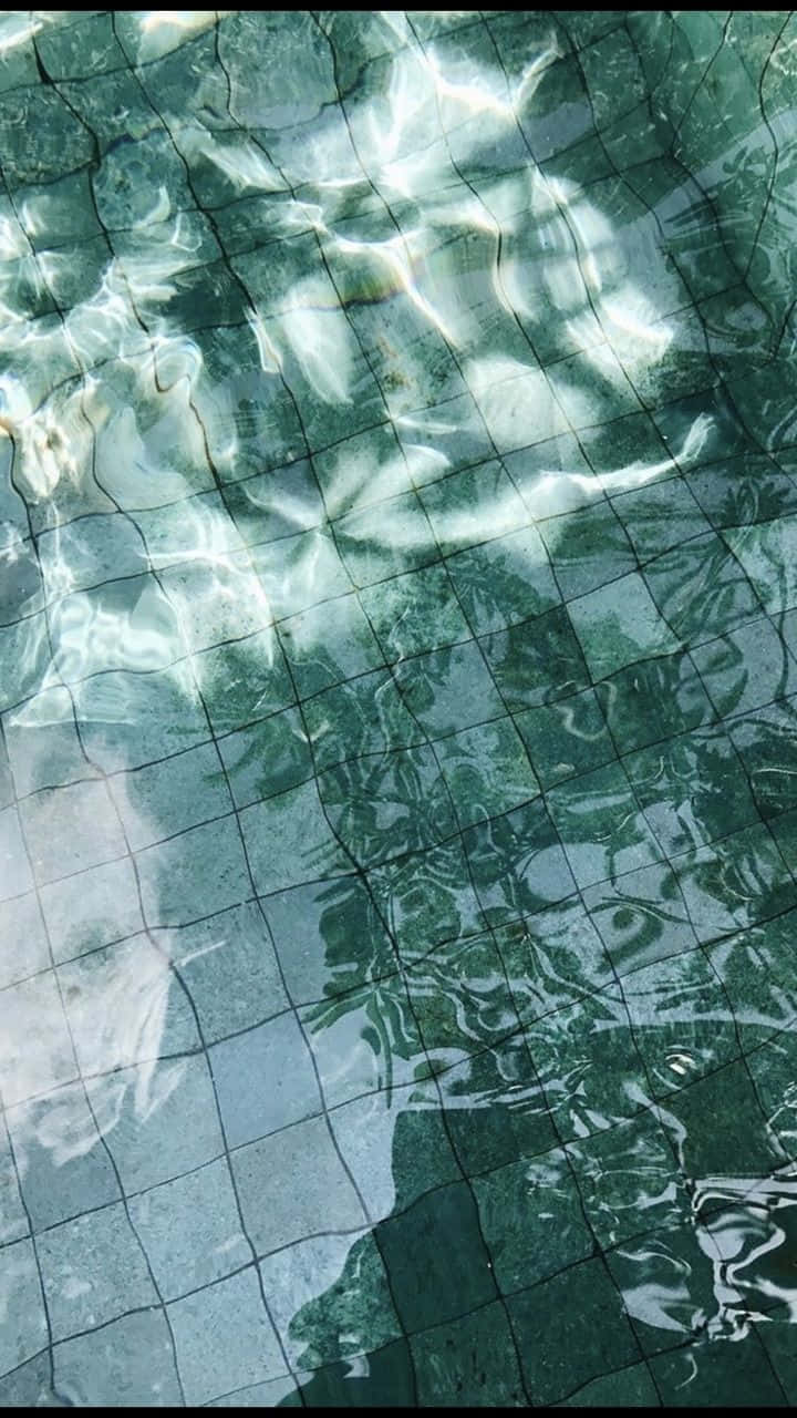 Captivating Blue Green Aesthetic Experience Background