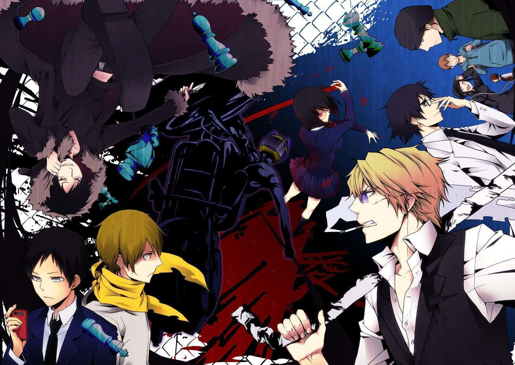 Captivating City Life In Ikebukuro, Durarara! Background