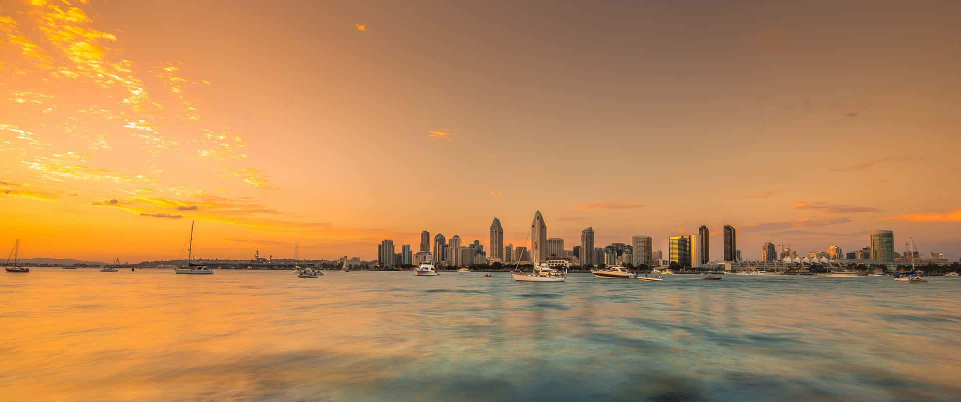 Captivating Cityscape From A Broad Perspective Background
