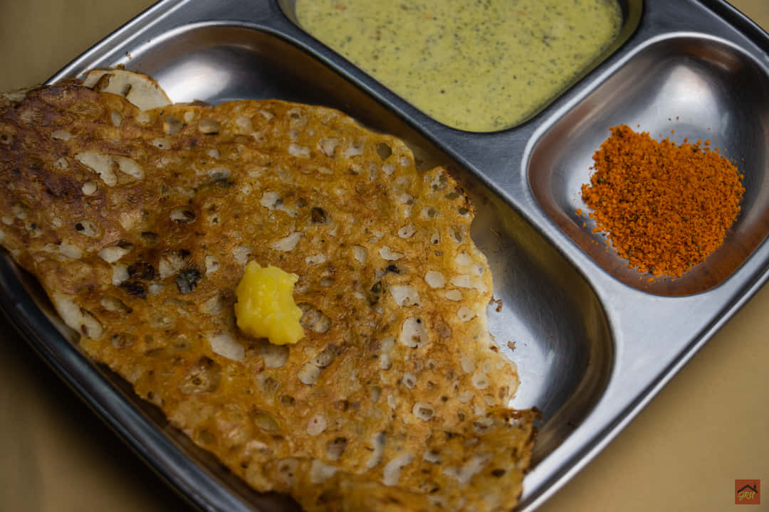 Captivating Crisp Dosa Dish Background