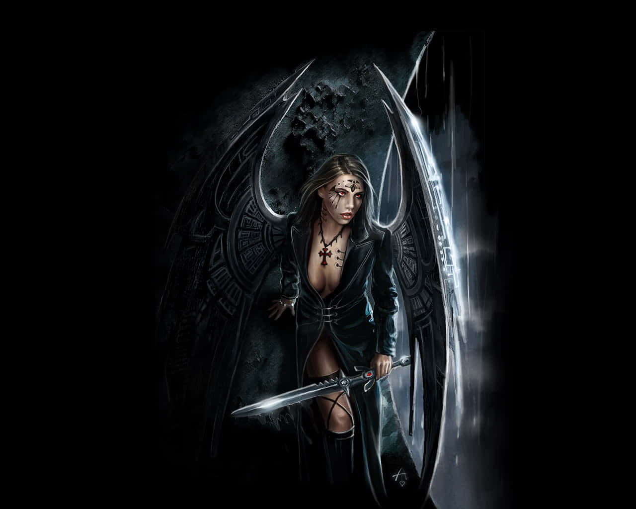 Captivating Dark Gothic Aesthetic Background