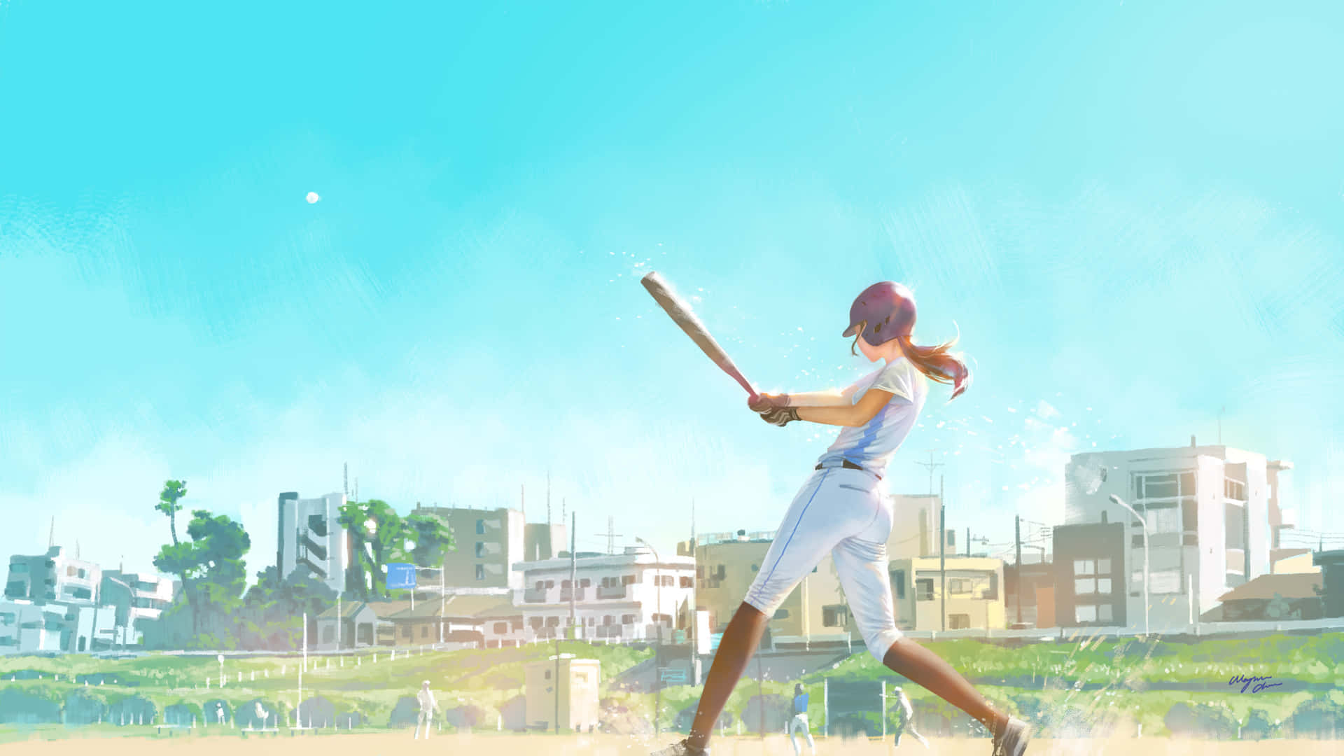 Captivating Display Of Baseball Bat Background