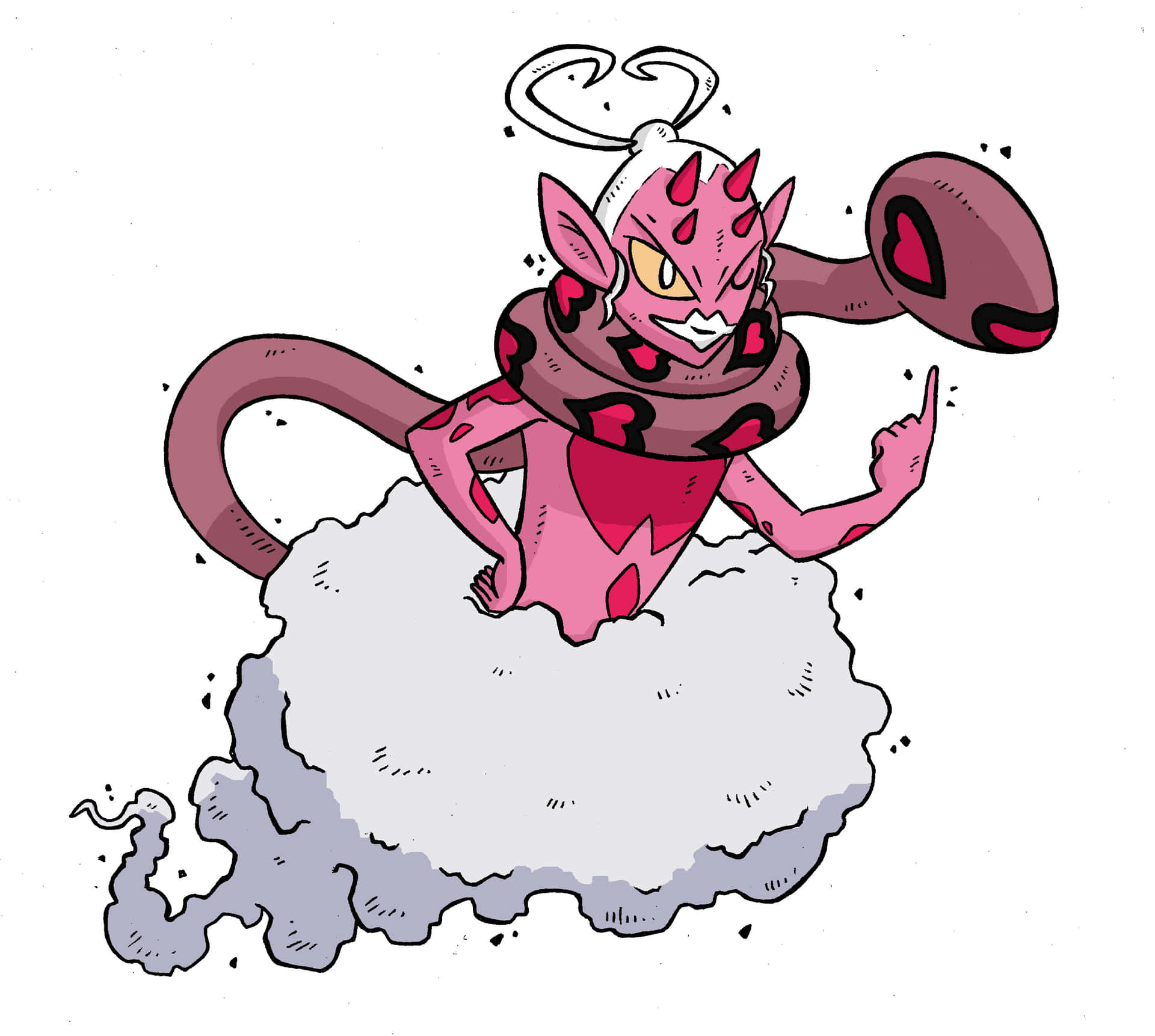 Captivating Enamorus In Fury Background