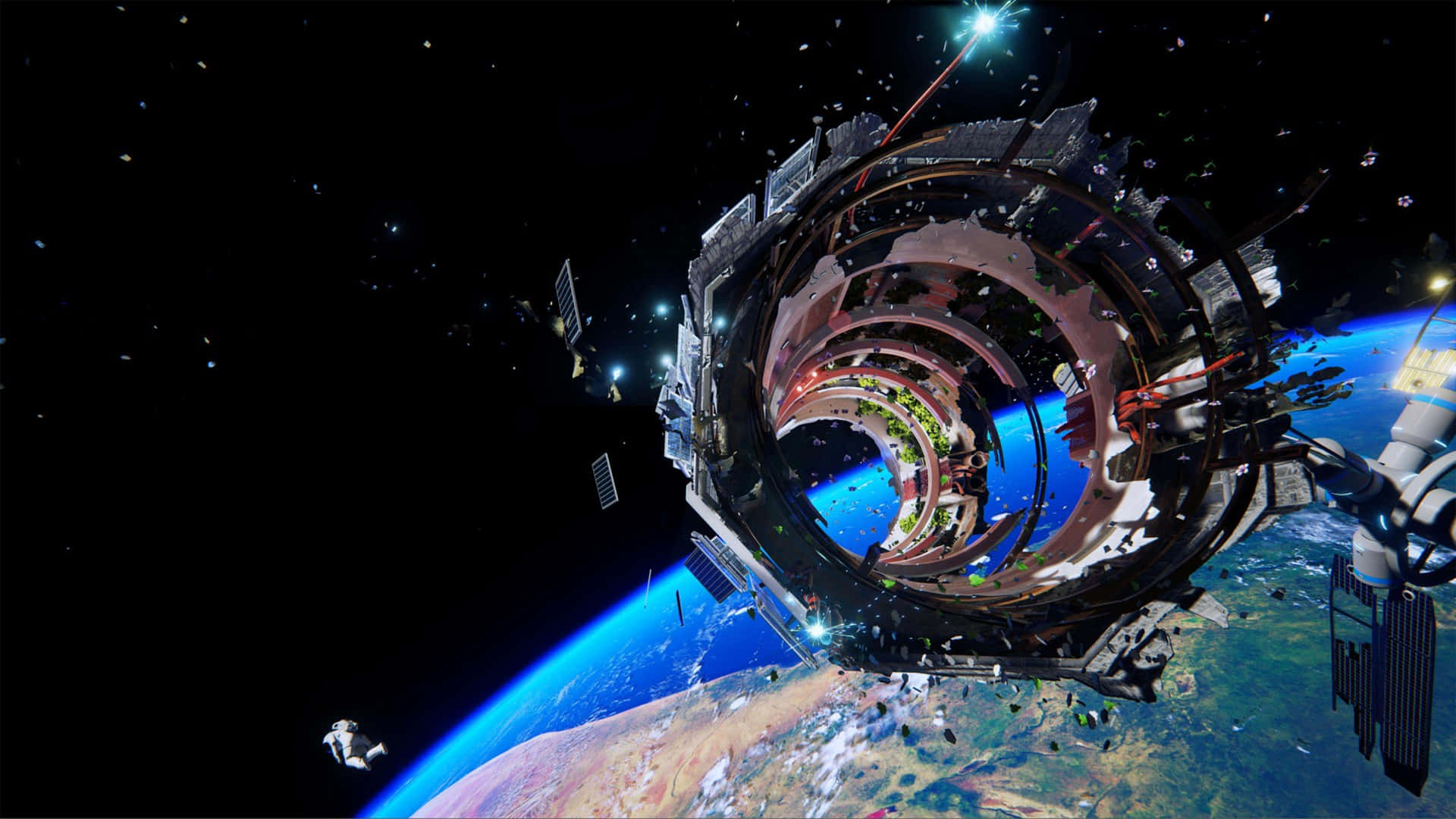 Captivating Expanse Of The Cosmos Background