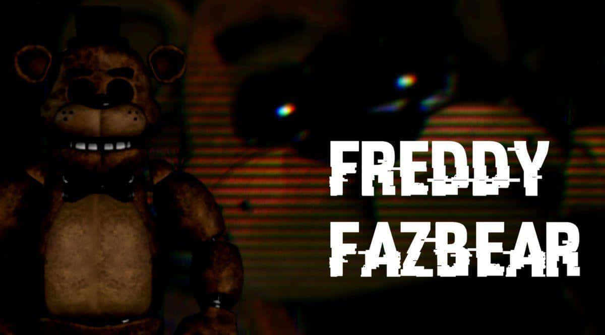 Captivating Freddy Fazbear With A Microphone In The Dark Ambiance