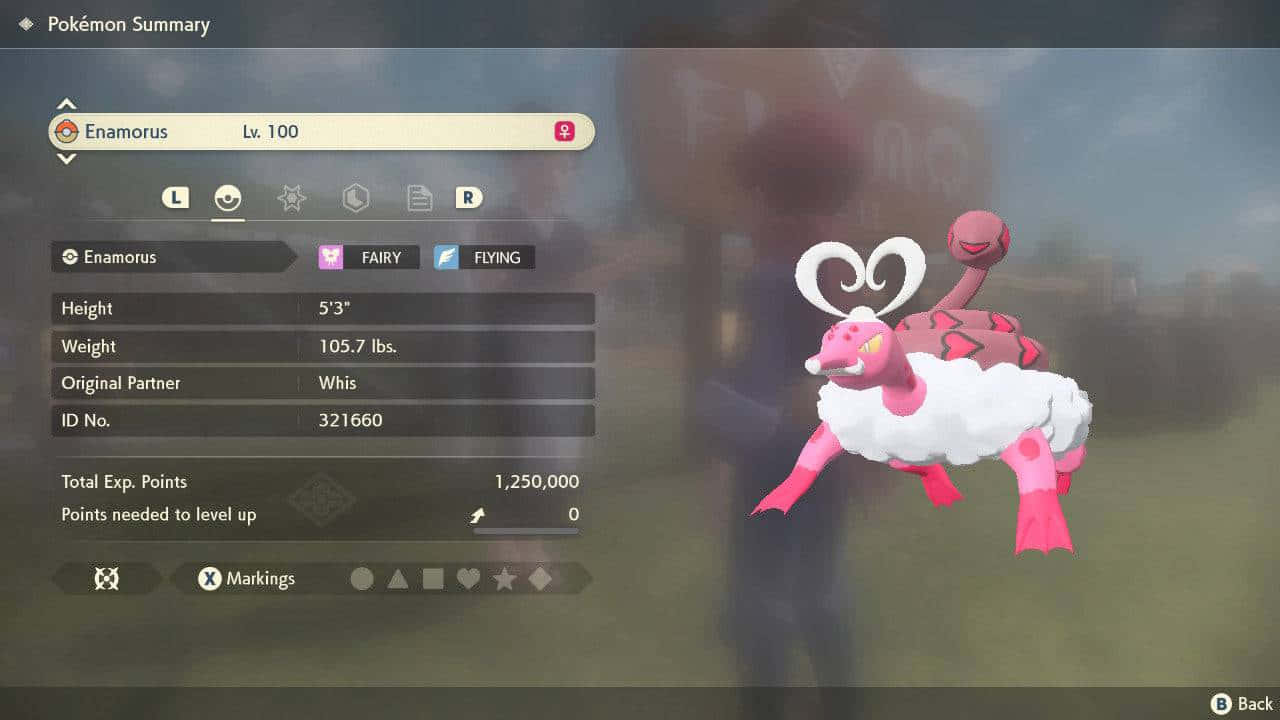 Captivating Glimpse Of Enamorus Portfolio Background