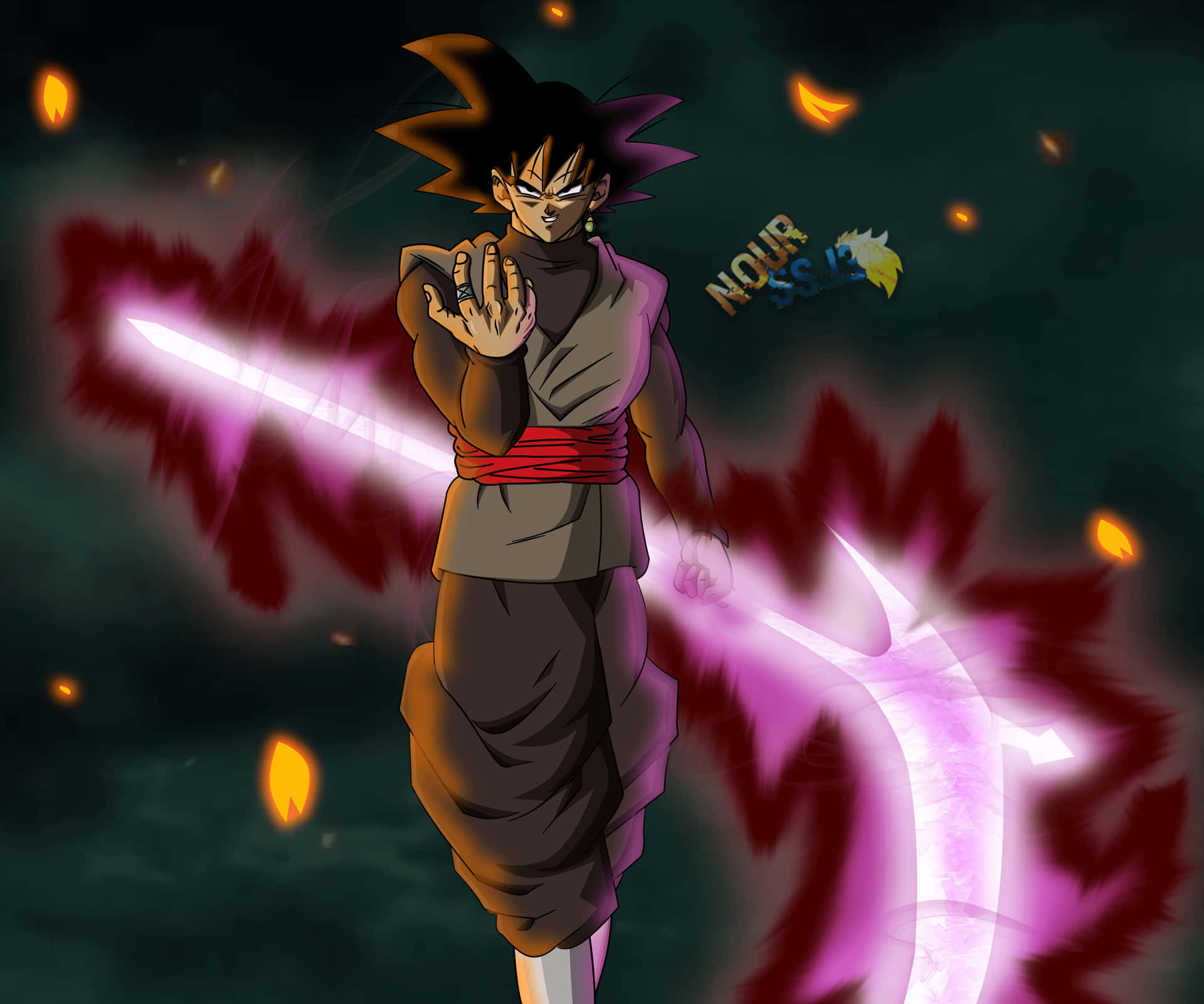 Captivating Goku Black 4k Background