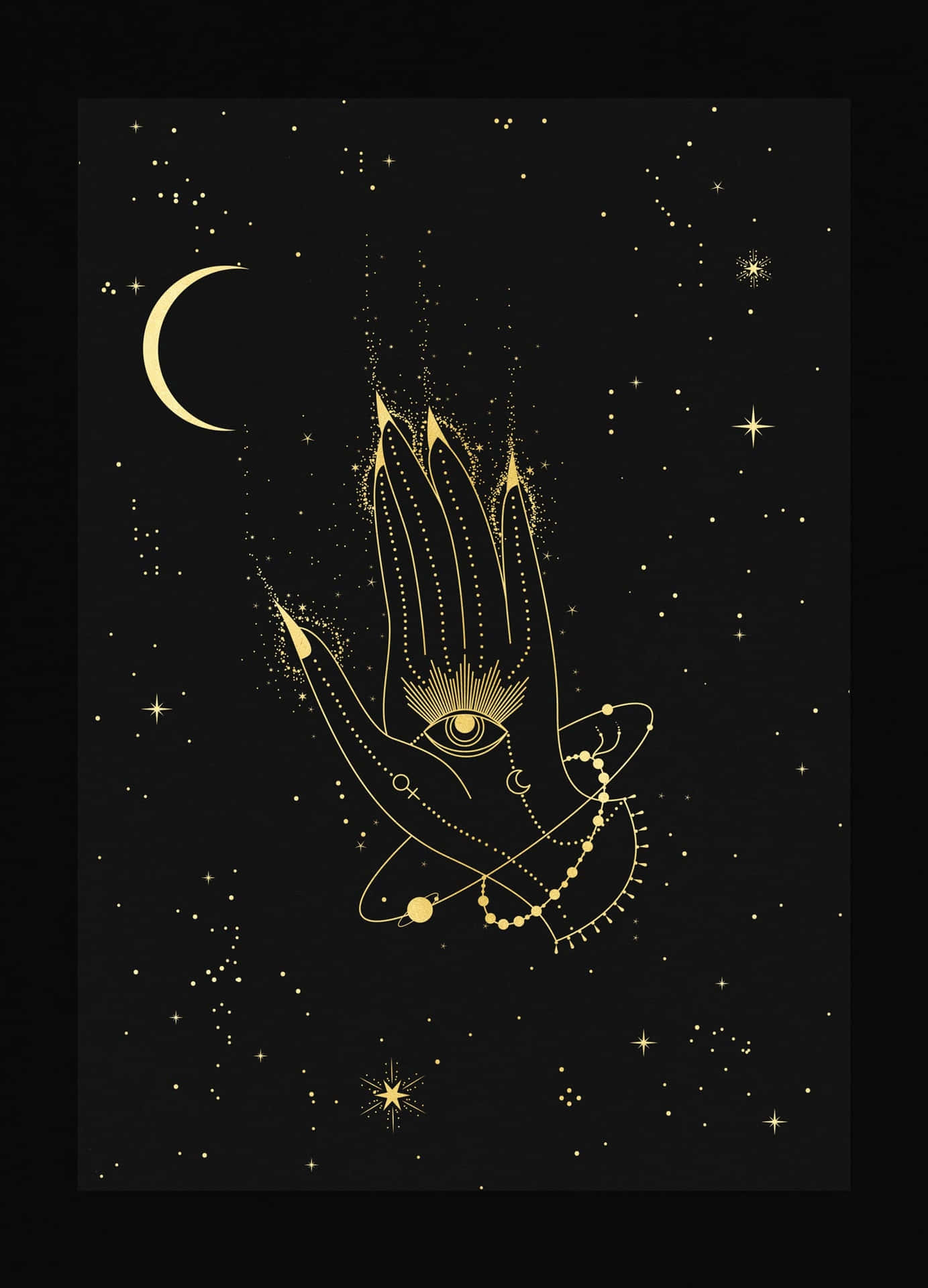 Captivating Hamsa Design Background