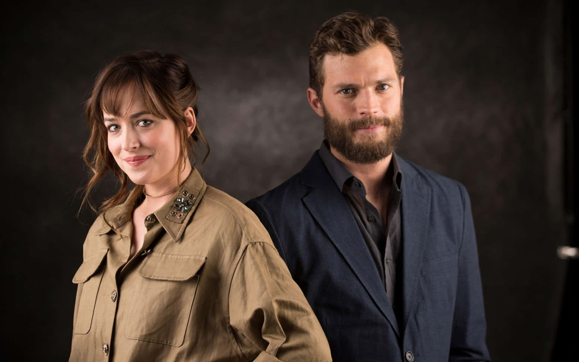 Captivating Headshot Of Jamie Dornan Background