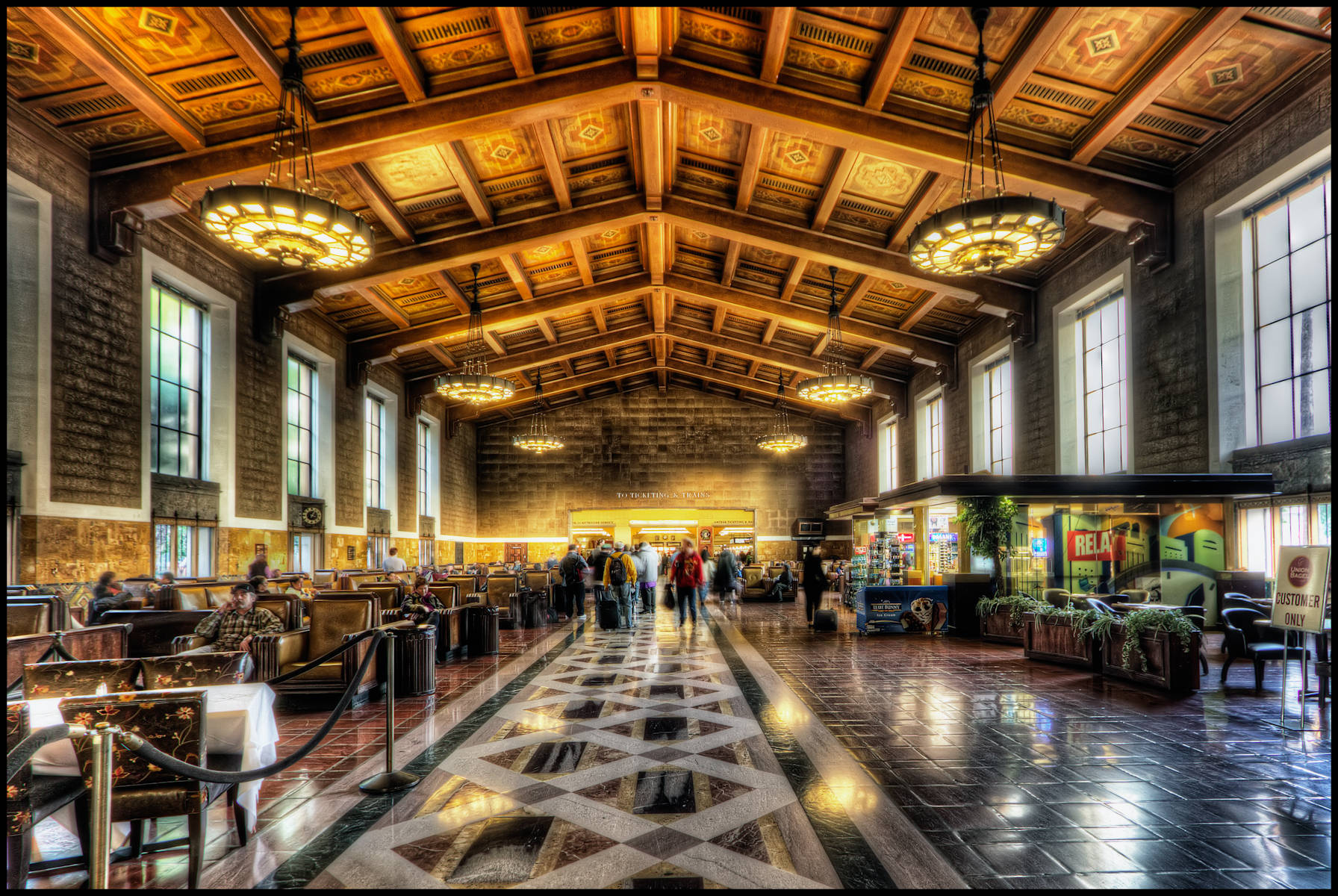 Captivating Hustle And Bustle Inside Union Station