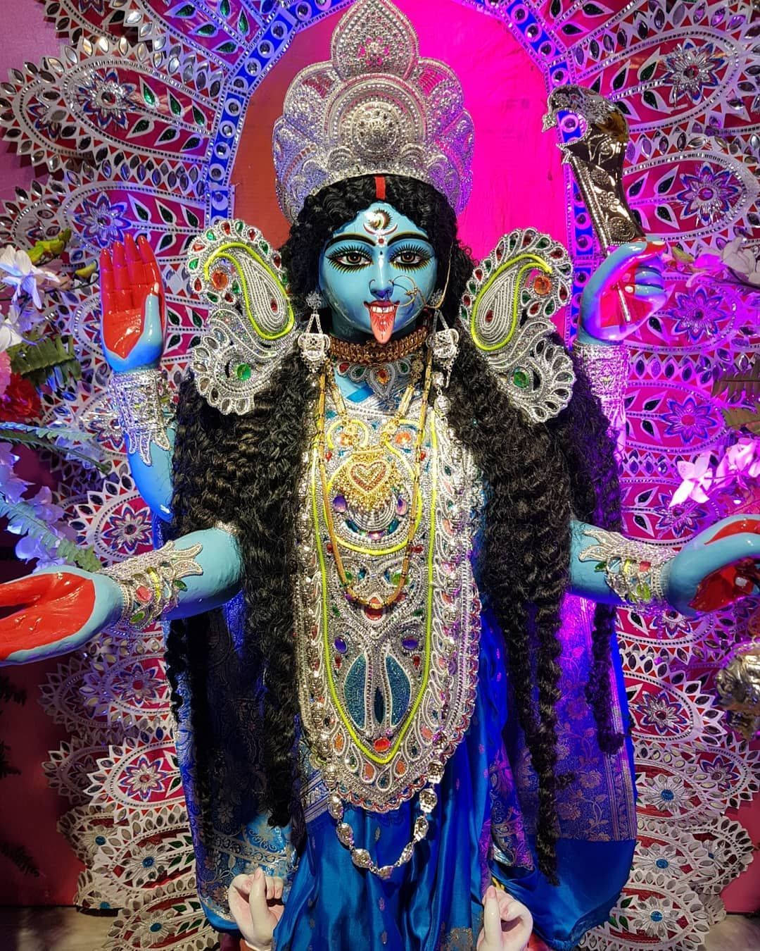 Captivating Image Of Goddess Kali Background