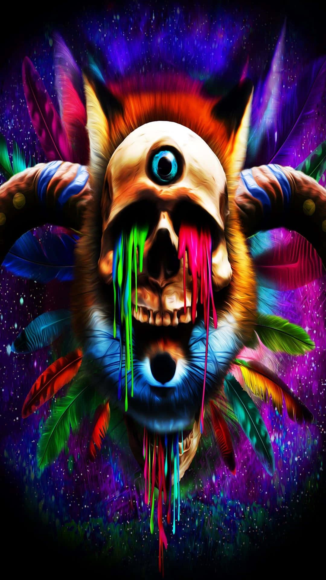 Captivating Interdimensional Journey Background