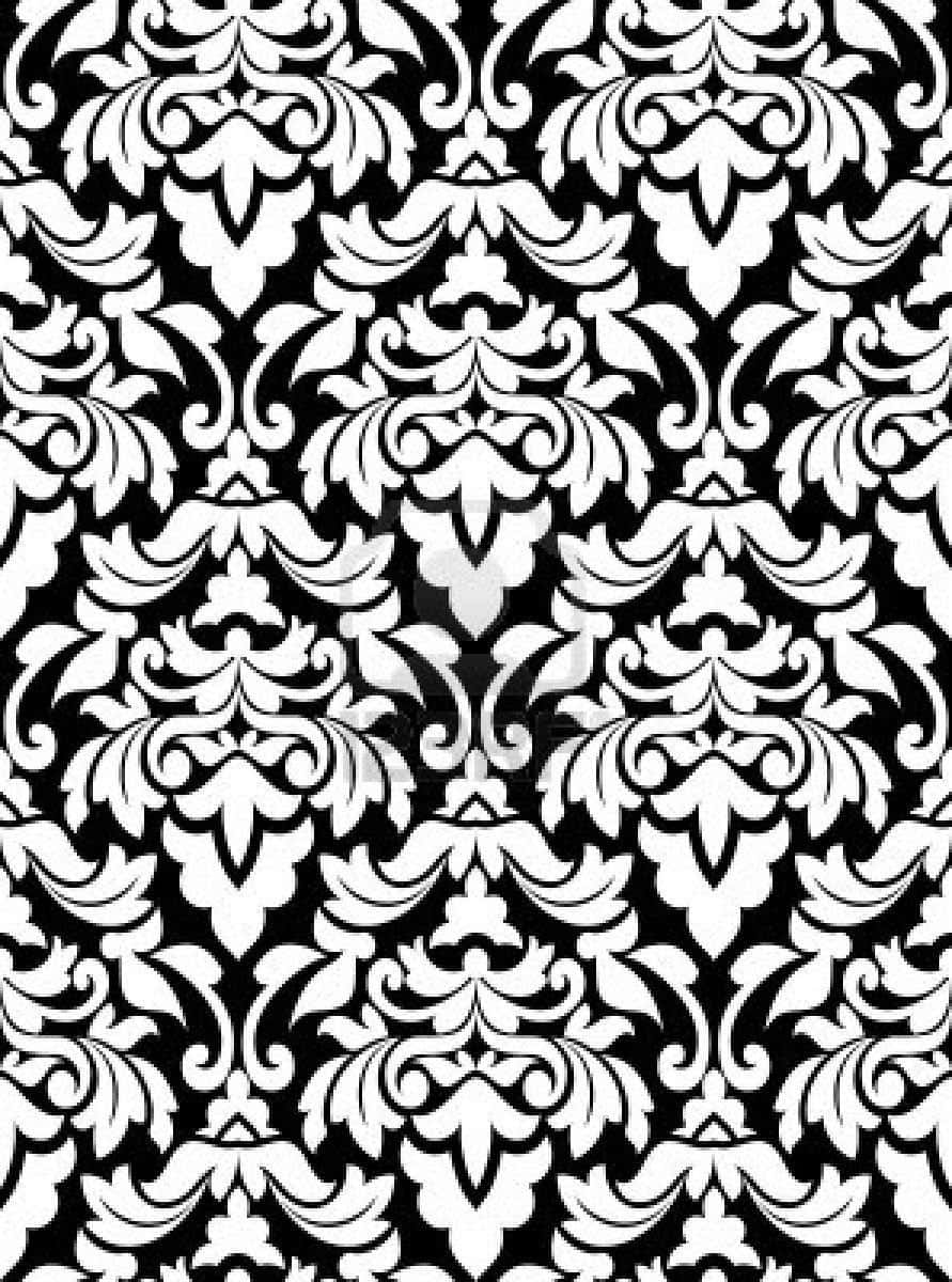 Captivating Intricacy In Black And White Pattern Background